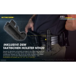 Nitecore P20i LED Taschenlampe inklusive Holster