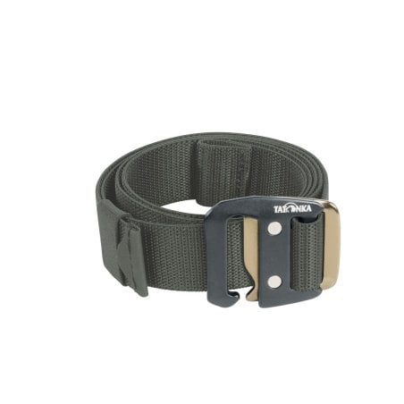 Tatonka Stretchbelt 38 mm stone zusammengerollt