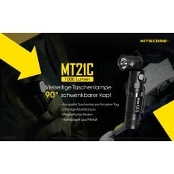 Nitecore MT21C LED Taschenlampe mit schwenkbarem Kopf