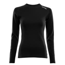 Aclima Warmwool Shirt Crew Neck Damen Schwarz