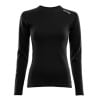 Aclima Warmwool Shirt Crew Neck Damen Schwarz