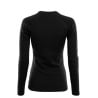 Aclima Warmwool Shirt Crew Neck Damen Schwarz, Rückseite