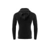 Rückansicht Aclima Warmwool Hoodsweater V2 Jet Black