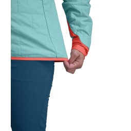 Ortovox Swisswool Piz Boè Jacket Damen Detailansicht Jackensaum
