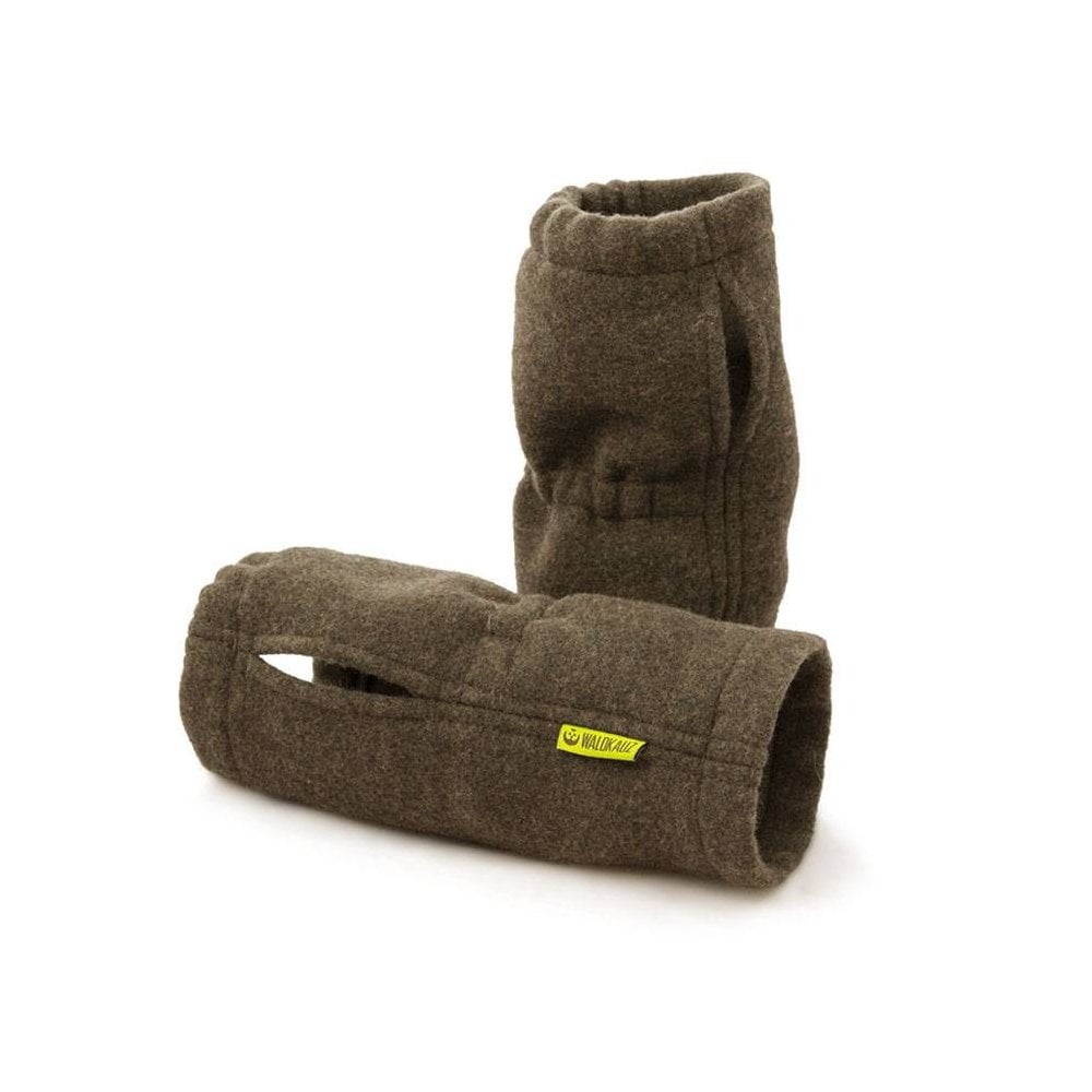 Pulswärmer Lodenfleece Braun