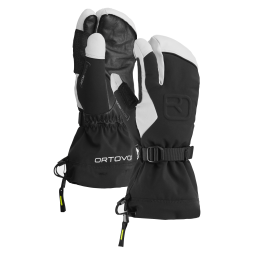 Ortovox Merino Freeride 3 Finger Glove Black Raven