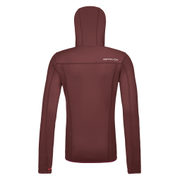 Rückseite Ortovox Fleece Hoody Damen Winetasting