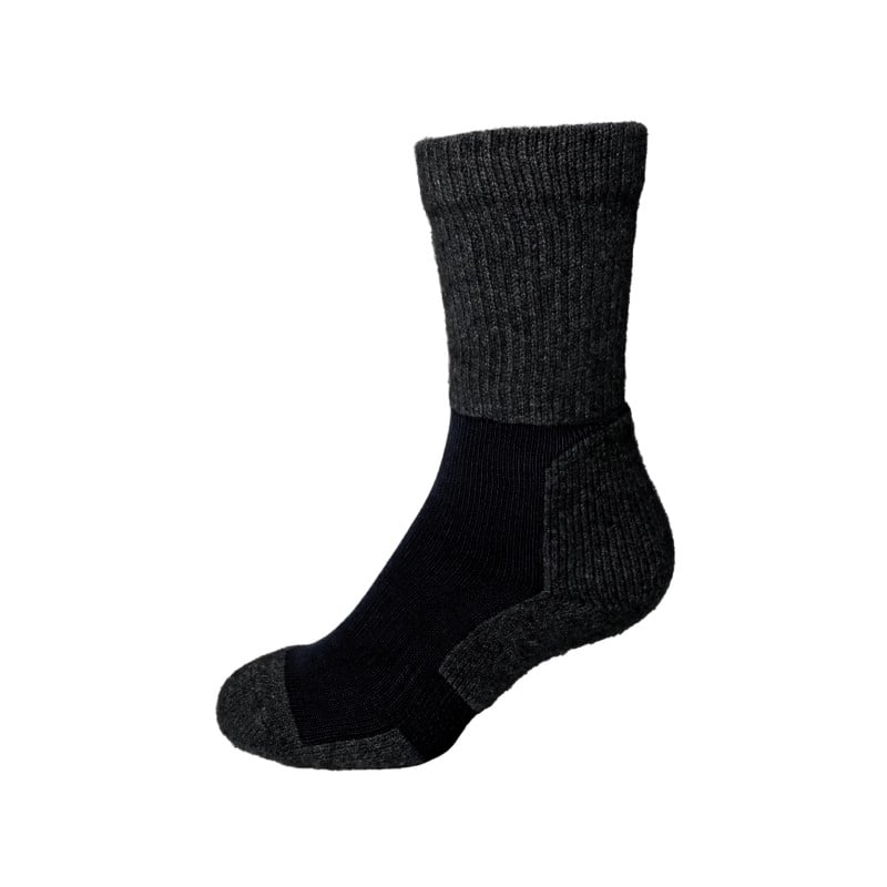 Noble Wilde Possum Trekka Sock Schist Black Noble Wilde Possum Trekka Sock Schist Black