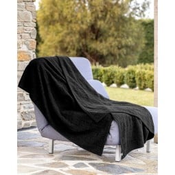 Noble Wilde Queen Throw Wolldecke Charcoal