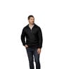 Noble Wilde Javelin Zip Neck Wollpullover Charcoal