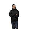 Noble Wilde Javelin Zip Neck Wollpullover Charcoal mit geschlossenem Kragen