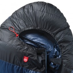 Core 550 Daunenschlafsack Modell 2023 mit bequem zu bedienender Kapuze, die ebenfalls verstärktes Material bekommen hat