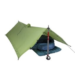 Exped Bivy Poncho als Tarp eingesetzt