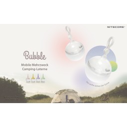 Nitecore Bubble LED Laterne weiß Überblick