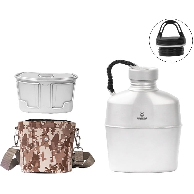 SilverAnt Military Canteen mit Paracord SilverAnt Military Canteen mit Paracord