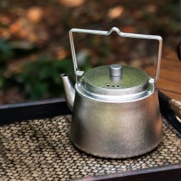 SilverAnt Titanium Bushcraft Kettle mit schickem Design