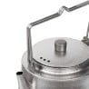 SilverAnt Titanium Bushcraft Kettle mit zusammengelegtem Henkel