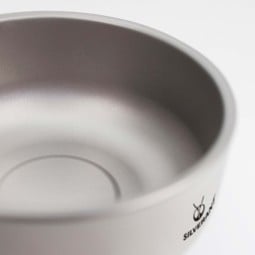 Detailansicht Rand der SilverAnt Titanium Backcountry Doublewall Bowl 250 ml