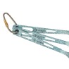 SilverAnt Titanium Cutlery Set 3 Piece Blue mit Karabiner