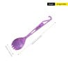 Abmessungen SilverAnt Titanium Bottle Opener Spork Purple