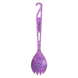 SilverAnt Titanium Bottle Opener Spork Purple