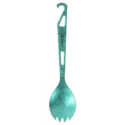 SilverAnt Titanium Bottle Opener Spork Green