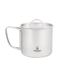SilverAnt Titanium 400ml Cup with Lid
