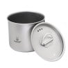 SilverAnt Titanium 400ml Cup with Lid mit Deckel daneben