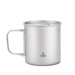 SilverAnt Titanium 600ml Cup with Lid