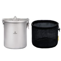 SilverAnt Titanium Rice Cooker mit Packsack