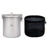 SilverAnt Titanium Rice Cooker mit Packsack