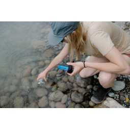 Platypus DayCap In-Bottle Filter  im Einsatz