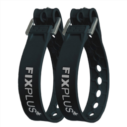 Fixplus Spannband 35 cm schwarz 2er Pack