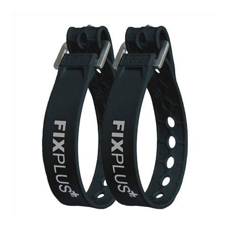 Fixplus Spannband 35 cm schwarz 2er Pack