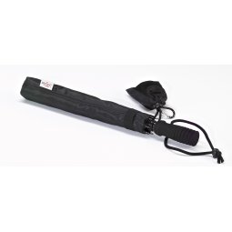 Euroschirm teleScope Handsfree Regenschirm schwarz reflektierend Packmaß