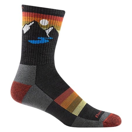 Darn Tough Sunset Ridge Micro Crew Wandersocken Charcoal
