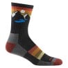 Darn Tough Sunset Ridge Micro Crew Wandersocken Charcoal