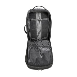 Tatonka Traveller Pack 35 Handgepäck Rucksack black geöffnet mit interner Fächeraufteilung