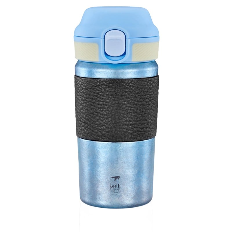 Keith Titanium Vacuum Coffee Cup Glacier Blue Keith Titanium Vacuum Coffee Cup Glacier Blue