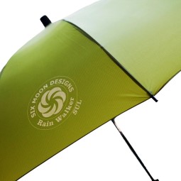 Six Moon Designs Rain Walker SUL Umbrella Green Nahaufnahme