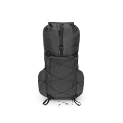 Liteway Elementum Ecopak Rucksack 50L von Vorne Schwarz