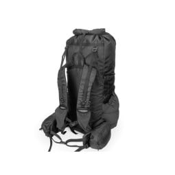 Liteway Elementum Ecopak Rucksack 50L Rückseite seitlich Schwarz