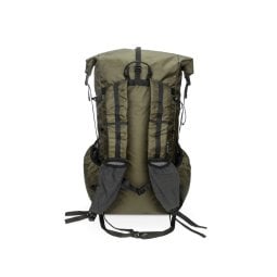 Liteway Gramless Rucksack Ecopak 35L von Hinten Oliv