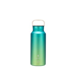 Snow Peak Recycled Titanium Aurora Bottle 800 in der Farbe Ocean