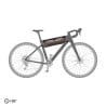 ORTLIEB Frame Pack RC 4L Toptube Dark Sand Beispiel an einem Rahmen montiert