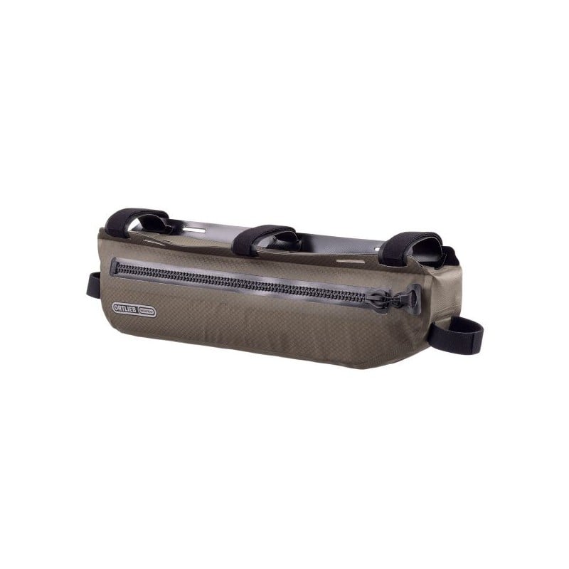ORTLIEB Frame Pack Toptube 4L Dark Sand Frontansicht ORTLIEB Frame Pack Toptube 4L Dark Sand Frontansicht