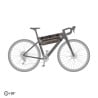 ORTLIEB Frame Pack Toptube 4L Dark Sand montiert am Rahmen