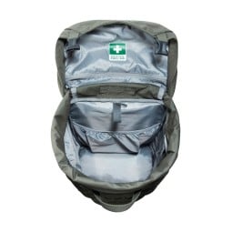 Tatonka Pyrox 40+10 Women BC Rucksack Blick ins Innere mit Halterung für die Trinkblase