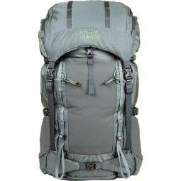 Frontansicht Mystery Ranch Bridger 45 Rucksack Mineral Grey