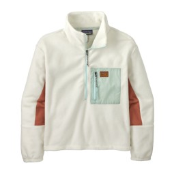 Patagonia Microdini 1/2-Zip Fleece Pullover Damen Birch White